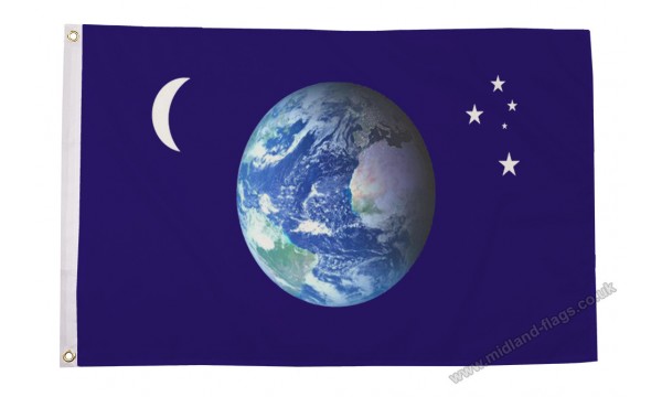 Earth, Moon and Stars Flag